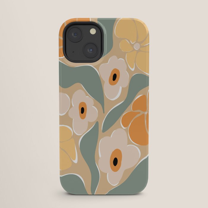 70s california flower market iPhone Case
