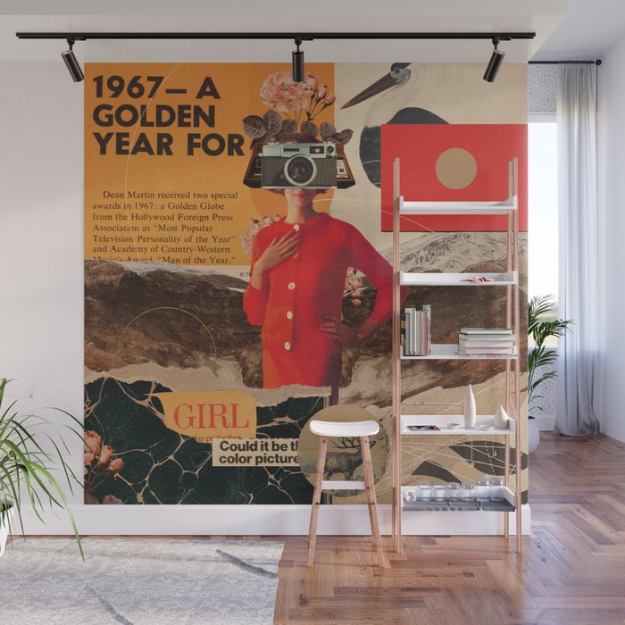 a Golden Year Wall Mural