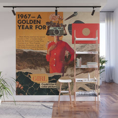 a Golden Year Wall Mural
