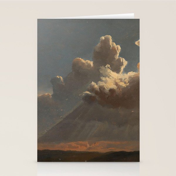 "Cloud Study" by Knud Baade, circa 1830s Stationery Card
