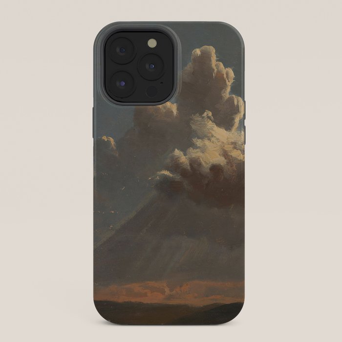 "Cloud Study" by Knud Baade, circa 1830s iPhone Case