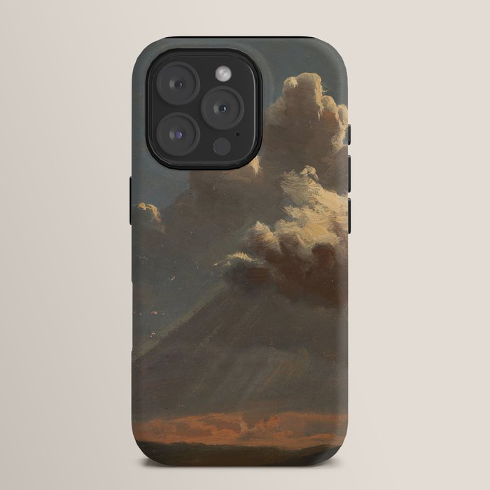 "Cloud Study" by Knud Baade, circa 1830s iPhone Case