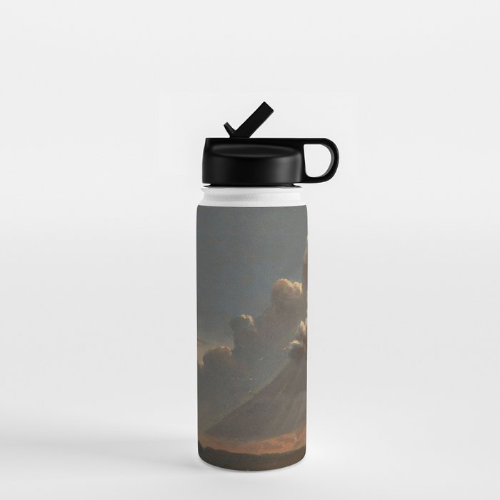 "Cloud Study" by Knud Baade, circa 1830s Water Bottle