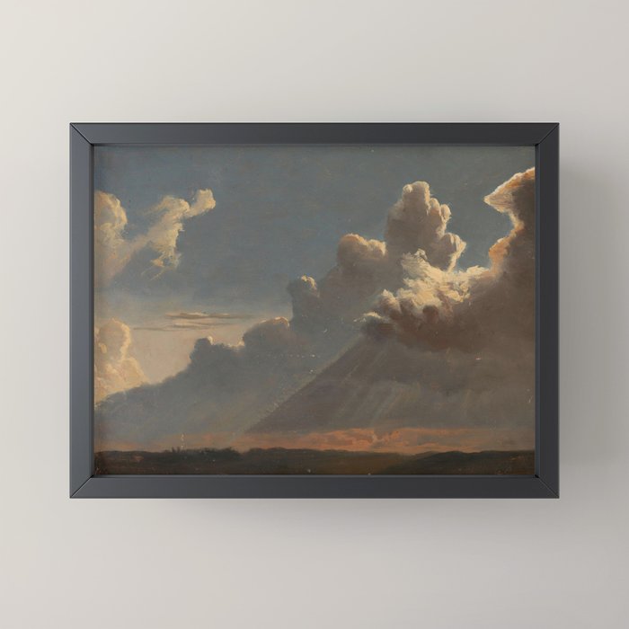 "Cloud Study" by Knud Baade, circa 1830s Mini Art Print