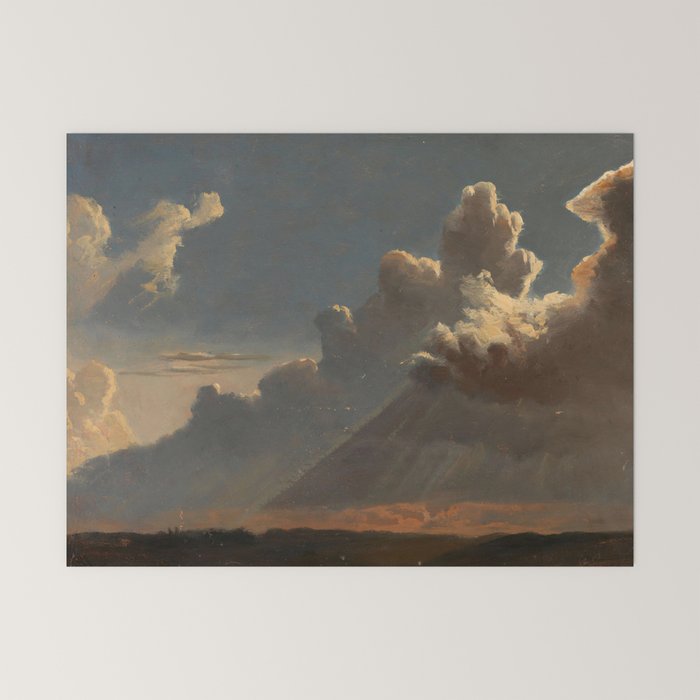 "Cloud Study" by Knud Baade, circa 1830s Mini Art Print