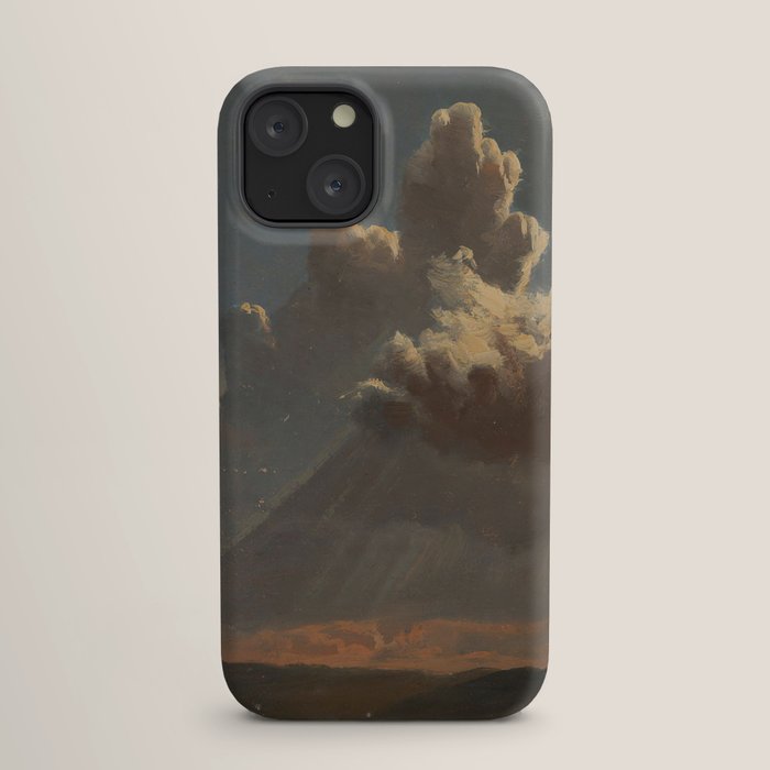 "Cloud Study" by Knud Baade, circa 1830s iPhone Case