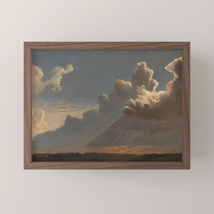 "Cloud Study" by Knud Baade, circa 1830s Mini Art Print