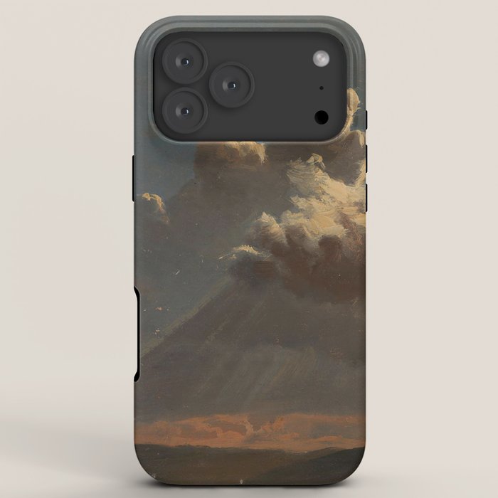 "Cloud Study" by Knud Baade, circa 1830s iPhone Case