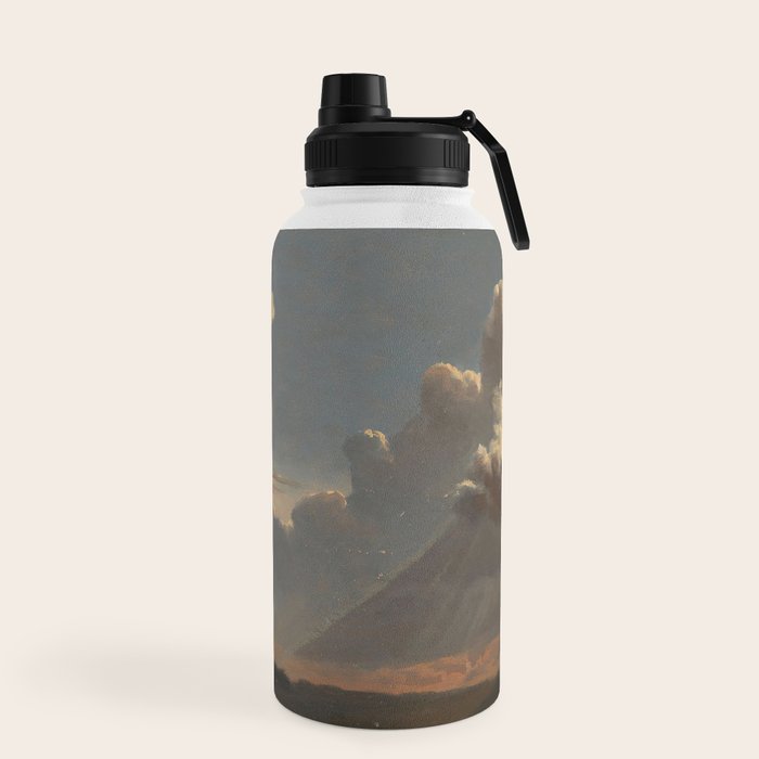 "Cloud Study" by Knud Baade, circa 1830s Water Bottle