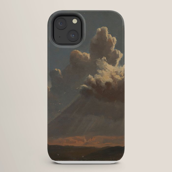 "Cloud Study" by Knud Baade, circa 1830s iPhone Case