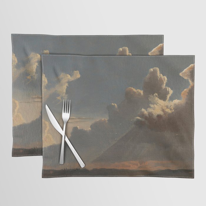 "Cloud Study" by Knud Baade, circa 1830s Placemat
