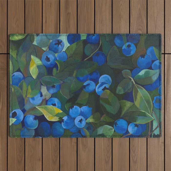 A Blueberry View Outdoor Rug