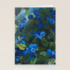 A Blueberry View Stationery Card