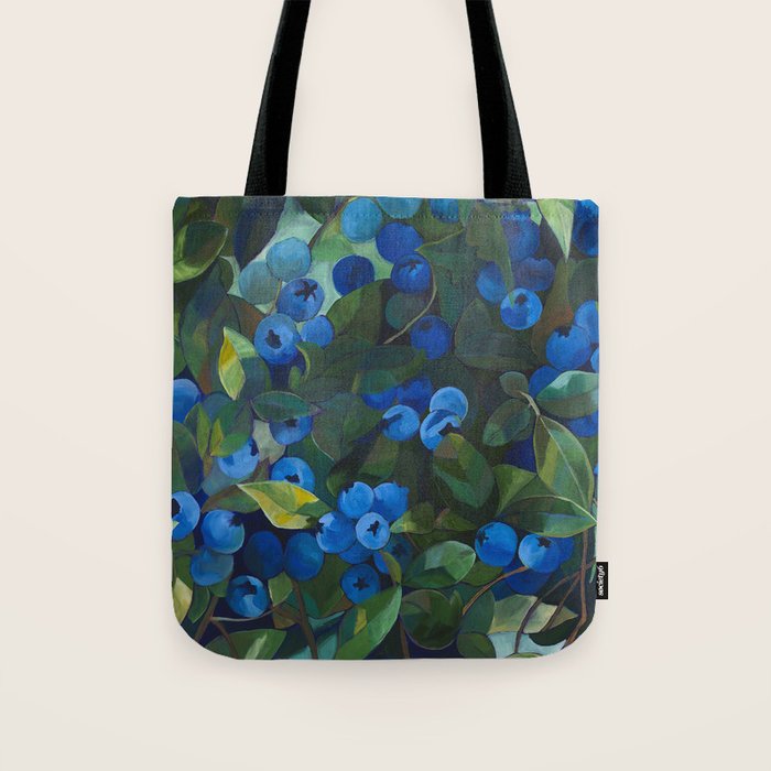 A Blueberry View Tote Bag