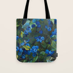 A Blueberry View Tote Bag