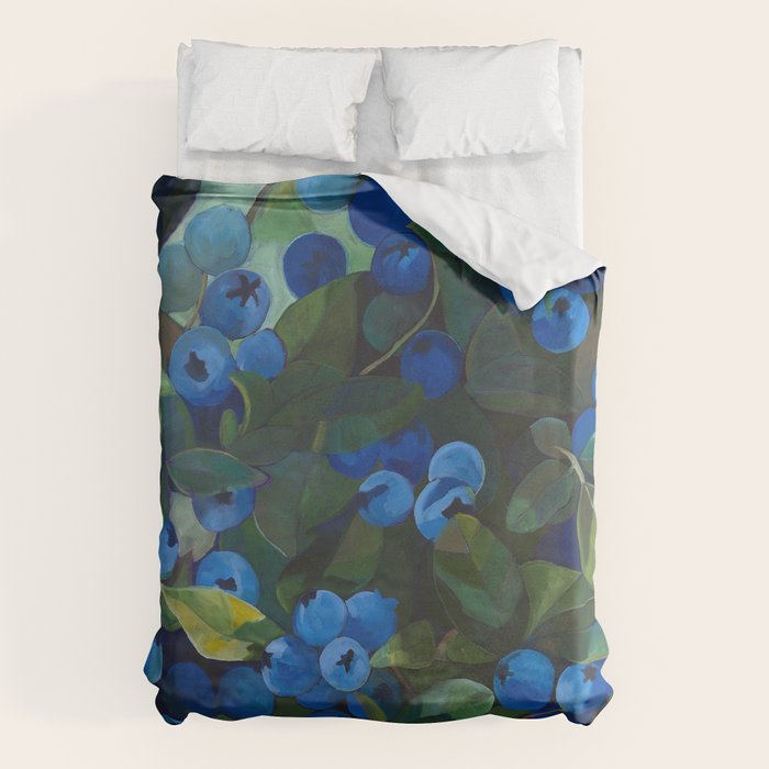 A Blueberry View Duvet Cover