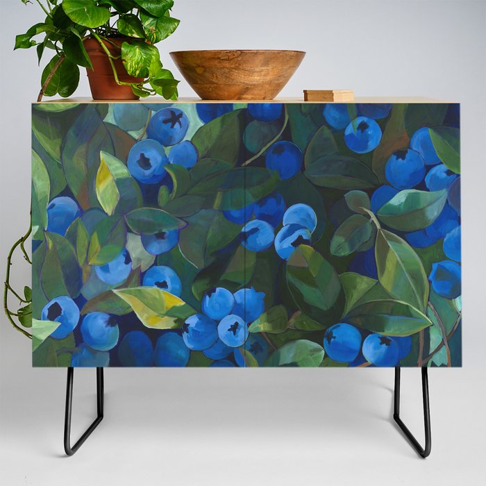 A Blueberry View Credenza
