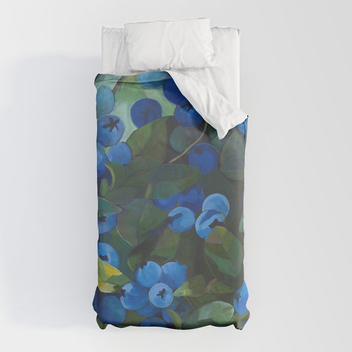 A Blueberry View Duvet Cover