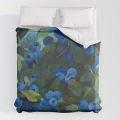 A Blueberry View Duvet Cover