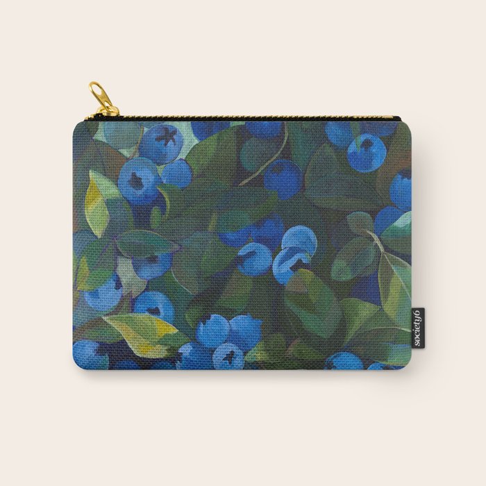 A Blueberry View Carry All Pouch