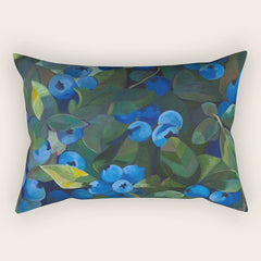 A Blueberry View Rectangular Pillow