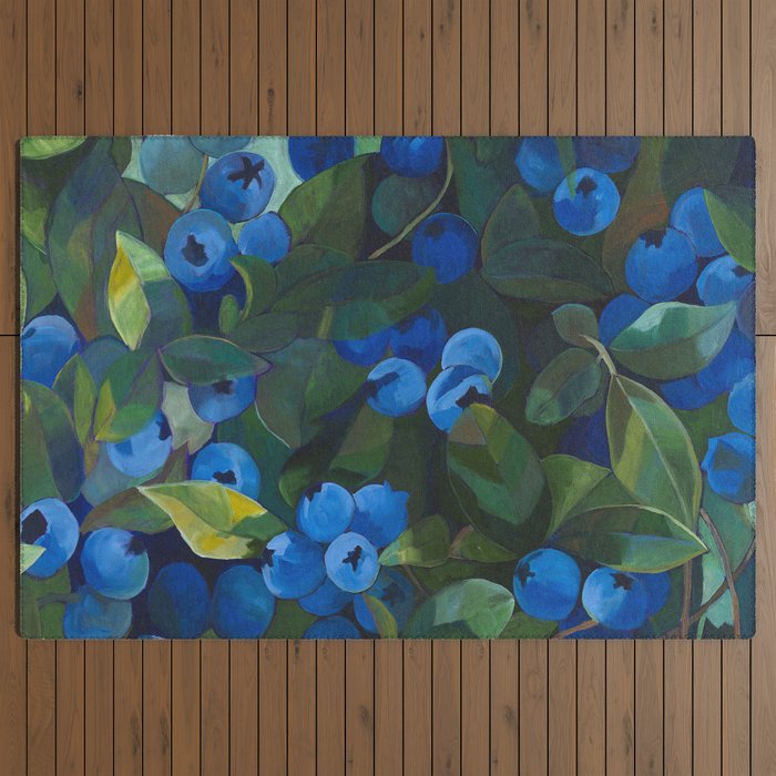 A Blueberry View Outdoor Rug