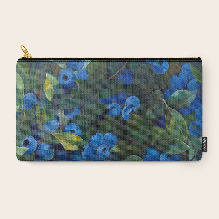 A Blueberry View Carry All Pouch