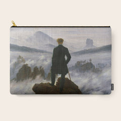 "Wanderer above the Sea of Fog" ("Der Wanderer ��ber dem Nebelmeer") by Caspar David Friedrich, circa 1817  Carry All Pouch