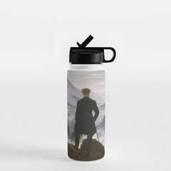 "Wanderer above the Sea of Fog" ("Der Wanderer ��ber dem Nebelmeer") by Caspar David Friedrich, circa 1817  Water Bottle