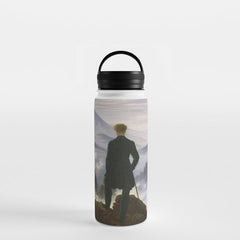 "Wanderer above the Sea of Fog" ("Der Wanderer ��ber dem Nebelmeer") by Caspar David Friedrich, circa 1817  Water Bottle