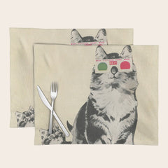 3D Glasses Placemat