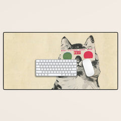 3D Glasses Desk Mat