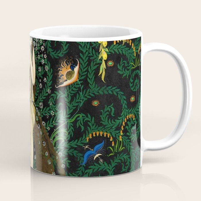 1921 Classical Masterpiece 'Flowers and Flames' by Kay Nielsen Coffee Mug