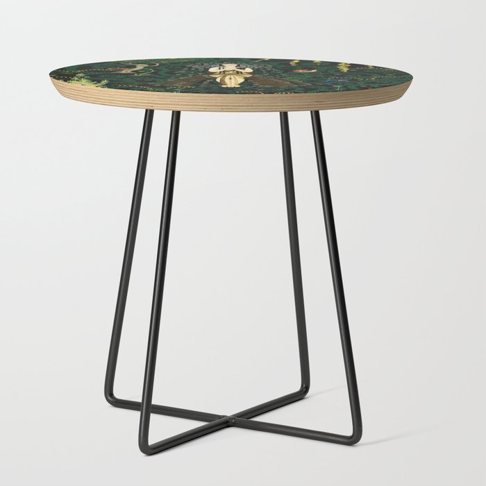 1921 Classical Masterpiece 'Flowers and Flames' by Kay Nielsen Side Table