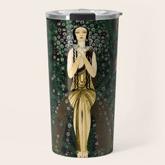 1921 Classical Masterpiece 'Flowers and Flames' by Kay Nielsen Travel Mug
