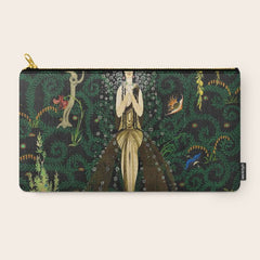 1921 Classical Masterpiece 'Flowers and Flames' by Kay Nielsen Carry All Pouch