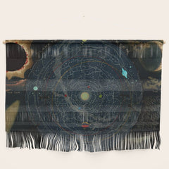 "Planetary System, Eclipse of the Sun, the Moon, the Zodiacal Light, Meteoric Shower" by Levi Walter Yaggi, 1887 Wall Hanging