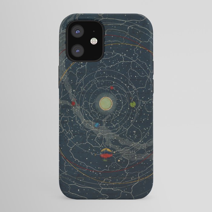 "Planetary System, Eclipse of the Sun, the Moon, the Zodiacal Light, Meteoric Shower" by Levi Walter Yaggi, 1887 iPhone Case