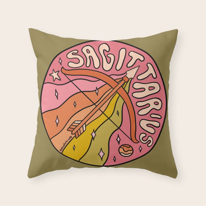 2020 Sagittarius Throw Pillow