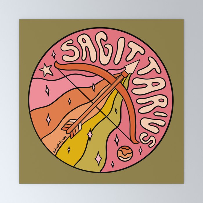 2020 Sagittarius Mini Art Print