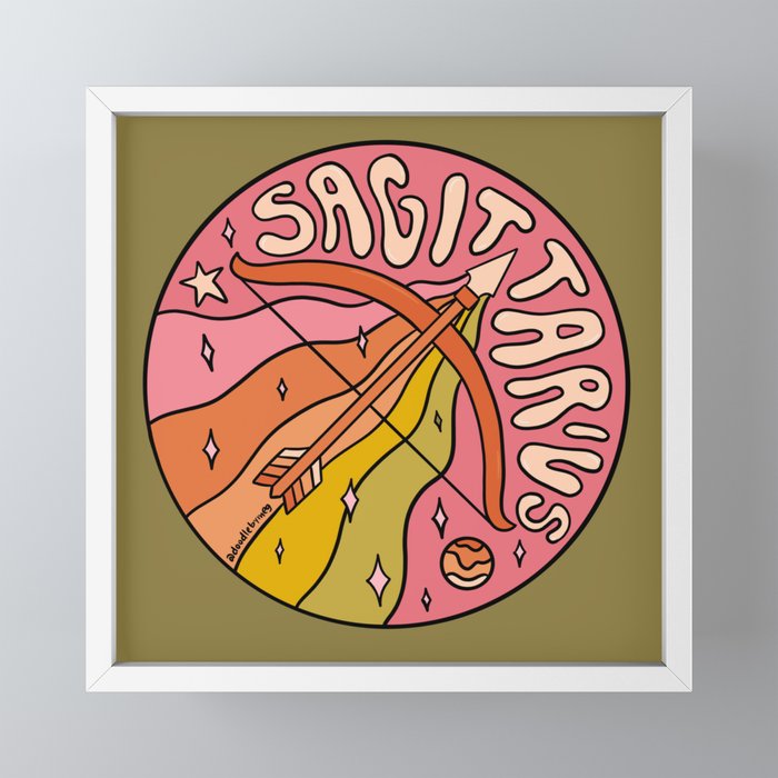 2020 Sagittarius Mini Art Print
