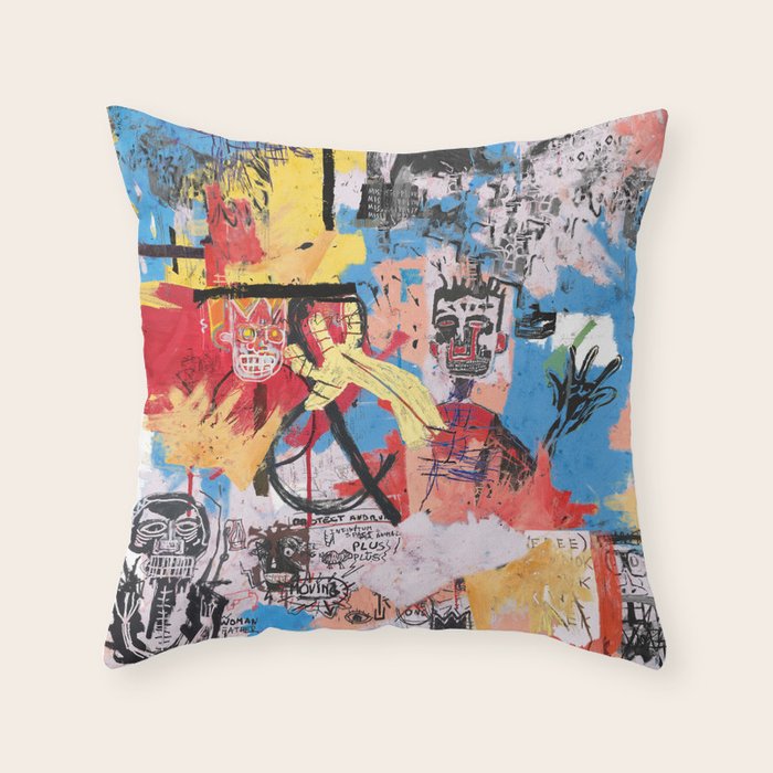 57 Great Jones Street Throw Pillow