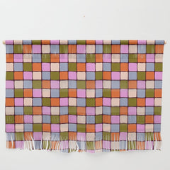 1970s Disco Dancefloor Checkerboard Pattern Wall Hanging