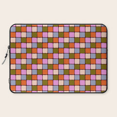 1970s Disco Dancefloor Checkerboard Pattern Laptop Sleeve