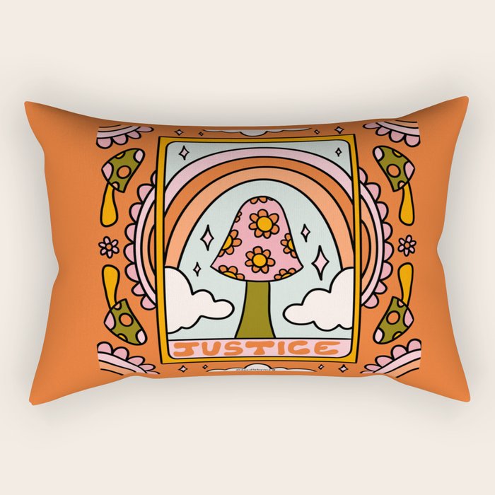 11. Justice Mushroom Rectangular Pillow