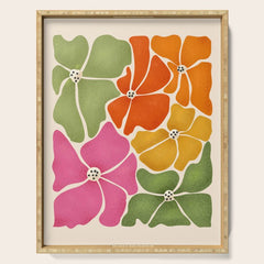 70's Florals Serving Tray