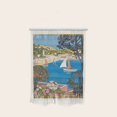 1926 FRANCE Summer On The Cote D'Azur Travel Poster Wall Hanging