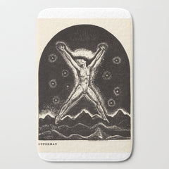 "Superman" by Rockwell Kent (1919) Bath Mat