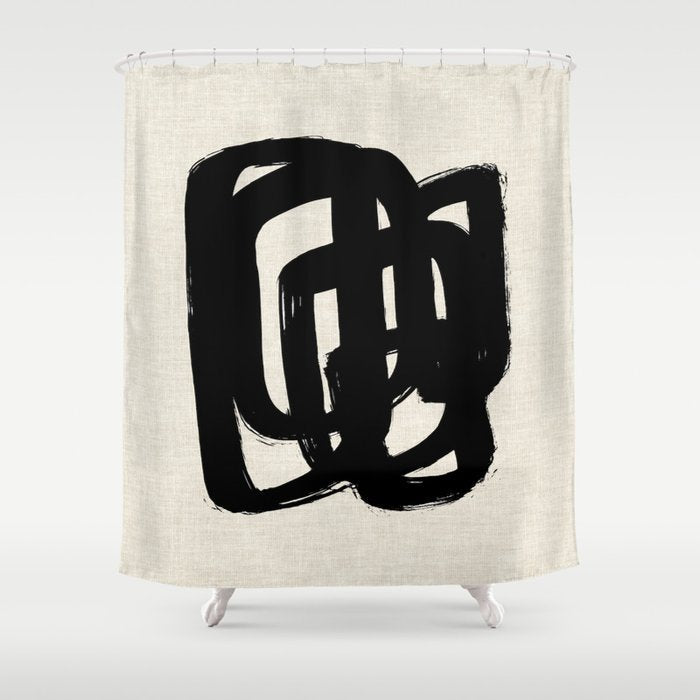 A Heavy Thought Shower Curtain