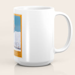 1927 Chamonix - Mont Blanc France Ski Championship Poster Coffee Mug